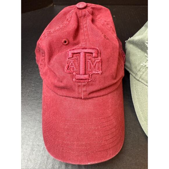 Texas A&M New Era Hats Aggies Lot of 2 Women Cotton Strap Back Embroidered Cap - Picture 3 of 13